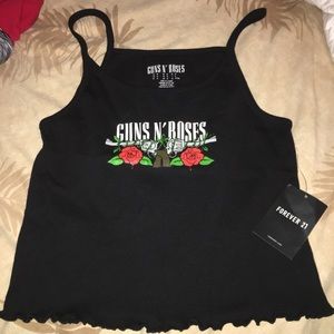 GUNS N’ ROSES crop top